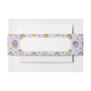 Bandeau De Faire-part Rétro motif de bonbons