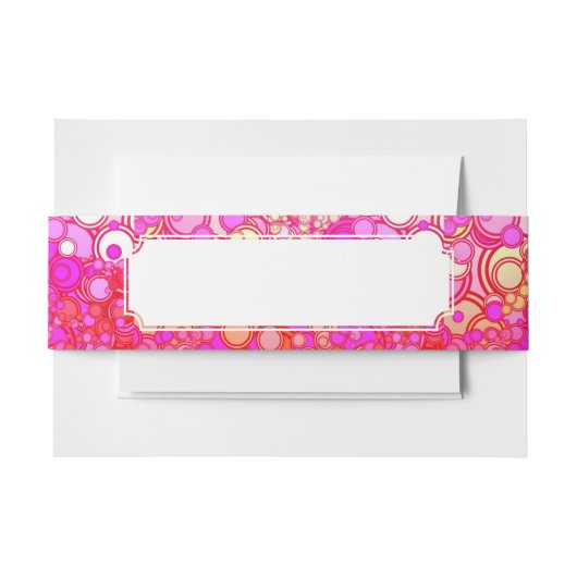 Bandeau De Faire-part Rétros cercles (Devant Example)