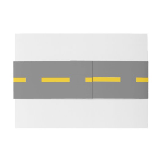 Bandeau De Faire-part Road (Dos exemple)