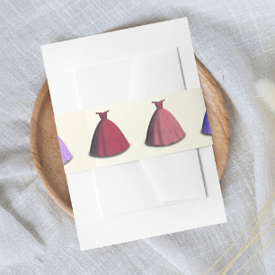 Bandeau De Faire-part Robe de mariée débutante Quinceañera