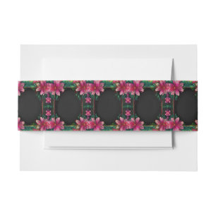 Bandeau De Faire-part Romance Épanoui : Un Thème de Mariage Floral Compl