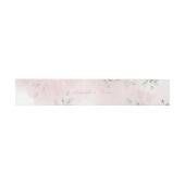 Bandeau De Faire-part Romantic Blush Pink Secret Garden Roses Mariage (Plat)