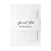 Bandeau De Faire-part Romantic Calligraphy | Flourish Wedding (Devant example)