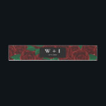 Bandeau De Faire-part Romantic Fall mariage extérieur belle roses rouges<br><div class="desc">Faites de vos invitations de mariage en plein air un enchantement avec ce Romantic Red Roses Belly Band. Créez une impression durable avec des initiales personnalisées et la date mariage. Ce produit fait partie d'une collection. Veuillez consulter la collection pour explorer d'autres produits avec le même design :) Si vous...</div>