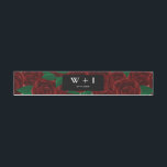 Bandeau De Faire-part Romantic Fall mariage extérieur belle roses rouges<br><div class="desc">Faites de vos invitations de mariage en plein air un enchantement avec ce Romantic Red Roses Belly Band. Créez une impression durable avec des initiales personnalisées et la date mariage. Ce produit fait partie d'une collection. Veuillez consulter la collection pour explorer d'autres produits avec le même design :) Si vous...</div>