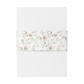 Bandeau De Faire-part Romantique Trail Floral (Dos Example)