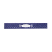 Bandeau De Faire-part Rosace bleue (Plat)