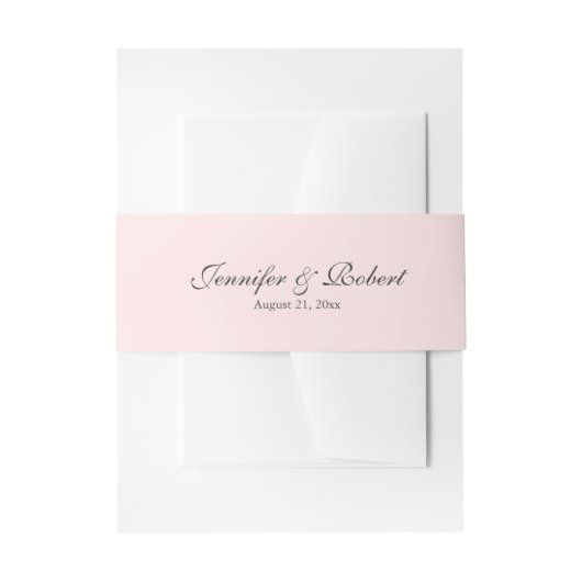 Bandeau De Faire-part rose (Devant example)