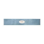 Bandeau De Faire-part Rose Blue/Peach Mariage ID584 (Plat)