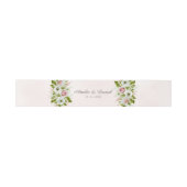 Bandeau De Faire-part Rose d'aquarelle rose romantique (Plat)