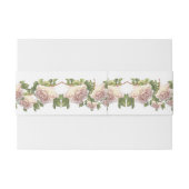 Bandeau De Faire-part Rose de pêche ivoire rougissante (Dos exemple)