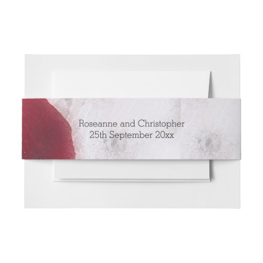 Bandeau De Faire-part Rose  des anneaux d'or Mariage (Devant Example)