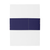 Bandeau De Faire-part Rose Gold Frills & Marine Elegant Wedding (Dos Example)