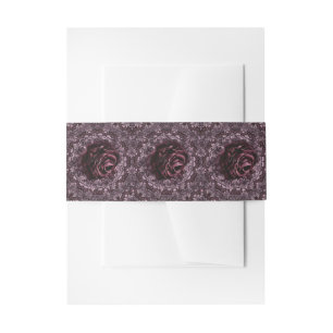 Bandeau De Faire-part Rose Mandala