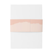 Bandeau De Faire-part Rose minimaliste Mariage (Dos Example)