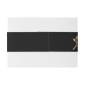 Bandeau De Faire-part Rose or simple (Dos exemple)