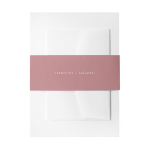 Bandeau De Faire-part Rose robuste Couleur Faire-part de mariage Ba