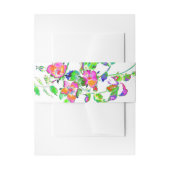 Bandeau De Faire-part rose vintage (Devant example)