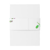 Bandeau De Faire-part rose vintage (Dos Example)