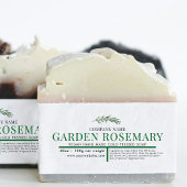Bandeau De Faire-part Rosemary Étiquette Envelopper Soap Belly Bar Cosme