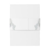 Bandeau De Faire-part Roses blancs Lilac et Bébé Bleu (Dos Example)