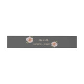 Bandeau De Faire-part Roses Élégantes Chic (Plat)