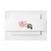 Bandeau De Faire-part Roses roses et Mariages de fougères roses (Devant Example)