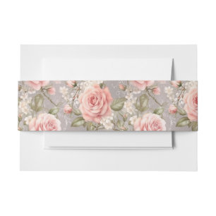 Bandeau De Faire-part Roses Roses Tendres
