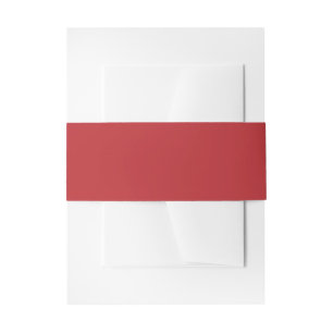 Bandeau De Faire-part Rouge