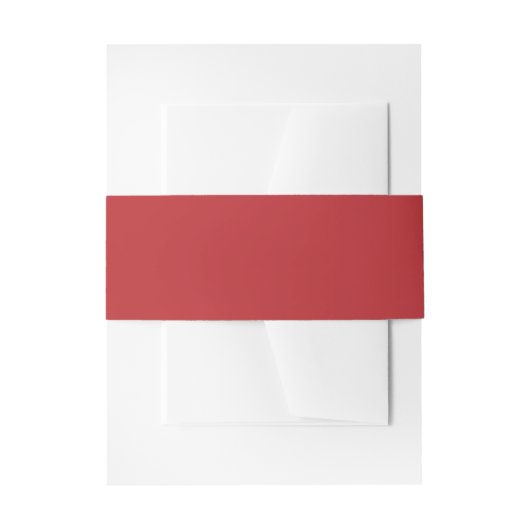 Bandeau De Faire-part Rouge (Devant example)