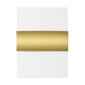 Bandeau De Faire-part Royal Blue et Gold Prince (Dos Example)