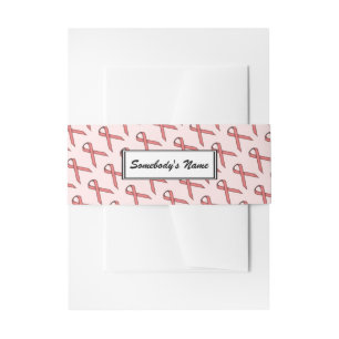 Bandeau De Faire-part Ruban rose standard (Pers) par Kenneth Yoncich