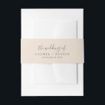 Bandeau De Faire-part Rustic Earth Le Mariage De L'Invitation Bande De V<br><div class="desc">Cette terre rustique, le mariage du groupe de ventre d'invitation est parfait pour un mariage de automne. L'élégante décoration de tonalité en terre est composée de calligraphie rustique sur un arrière - plan de pêche au style boho vintage. Personnalisez ces bandes de ventre en papier avec les noms de la...</div>