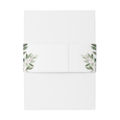 Bandeau De Faire-part Rustic Greenery Monogram Wedding (Dos Example)