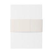 Bandeau De Faire-part Rustic Modern Script Personalized Wedding  (Dos Example)