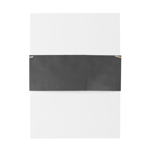 Bandeau De Faire-part Rustic Tying Knot Belly Band (Dos Example)