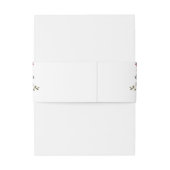 Bandeau De Faire-part Rustique Bourgogne brûlé Orange rouille Mariage fl (Dos Example)