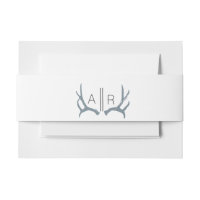 Rustique et élégant | Antler | Initiales personnal