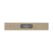 Bandeau De Faire-part Rustique Mason Jar Chalkboard Mariage Burlap (Plat)