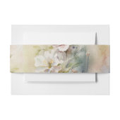 Bandeau De Faire-part Rustique Retro Fleur sauvage d'aquarelle Mariage (Devant Example)