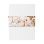 Bandeau De Faire-part Rustique Terracotta Boho Pampas Orchidées Mariage (Dos Example)