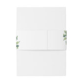 Bandeau De Faire-part Sage Eucalyptus Woodland Mariage (Dos Example)