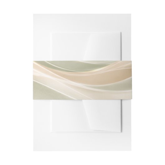 Bandeau De Faire-part Sage Green and Ivory Wedding  (Devant example)