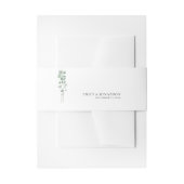 Bandeau De Faire-part Sage Green Eucalyptus Script Names Mariage (Devant example)