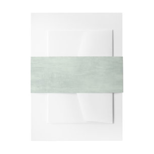 Bandeau De Faire-part Sage Green Glimmer Mariage damassé