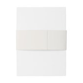 Bandeau De Faire-part Sage Green Wedding Belly Band Wrap (Dos Example)