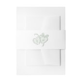 Bandeau De Faire-part Sage Hand Drawn Hearts Monogram Whimsical Wedding (Devant example)