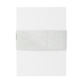 Bandeau De Faire-part Sage vert simple rustique Boho Mariage (Dos Example)