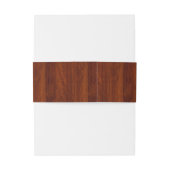 Bandeau De Faire-part Sagittarius Zodiac Connexion Mahogany Style Bois (Dos Example)