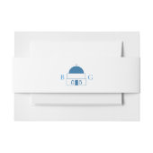 Bandeau De Faire-part Santorin Destination Mariage de l'île grecque (Devant Example)